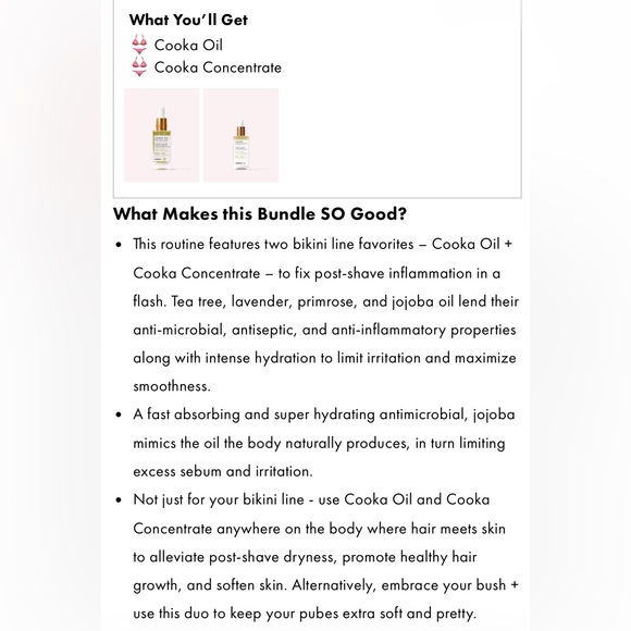 TRULY - NWT - Cooka Bikini Line Collection - Cooka Oil+Ingrown Concentrate - T3 - Picture 7 of 12